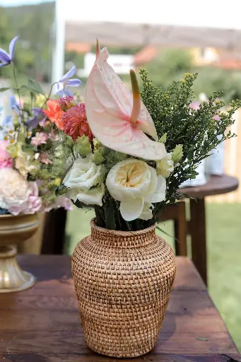 Vase Rattan